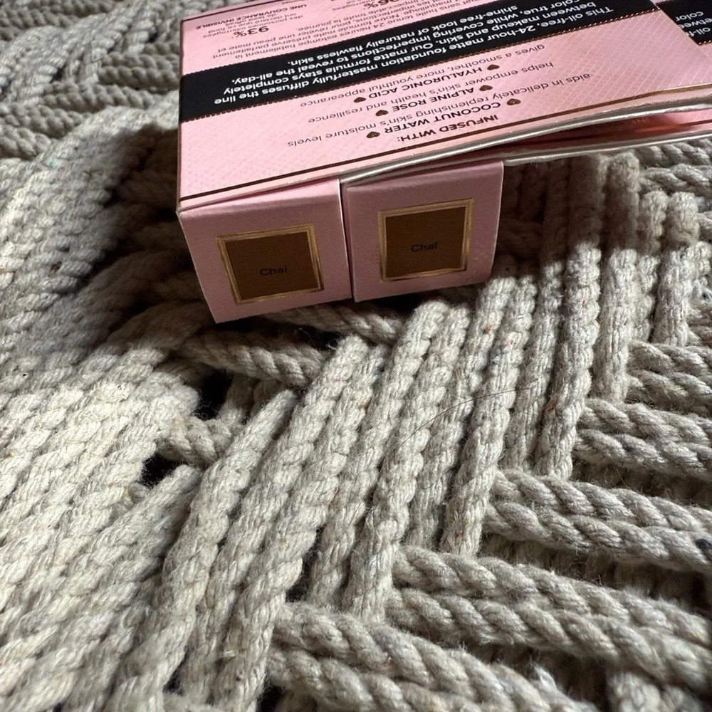 NEW Too Faced Born This Way Matte Foundation CHAI Mini Travel .17oz Set of 2